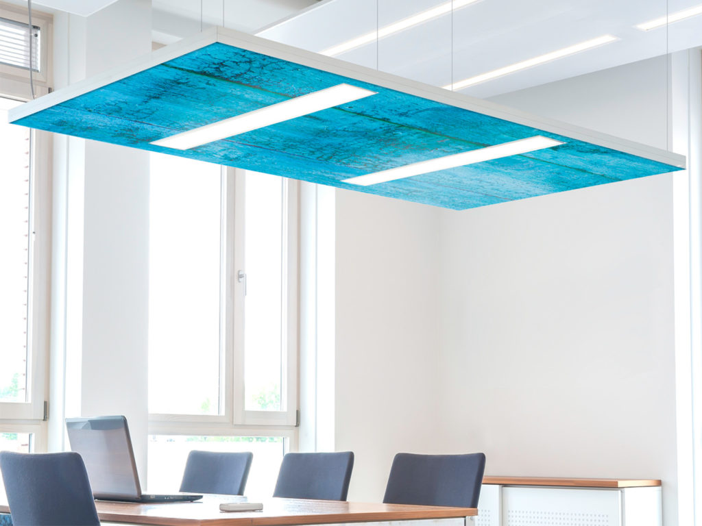 Plafondverwarming infrarood met LED verlichting