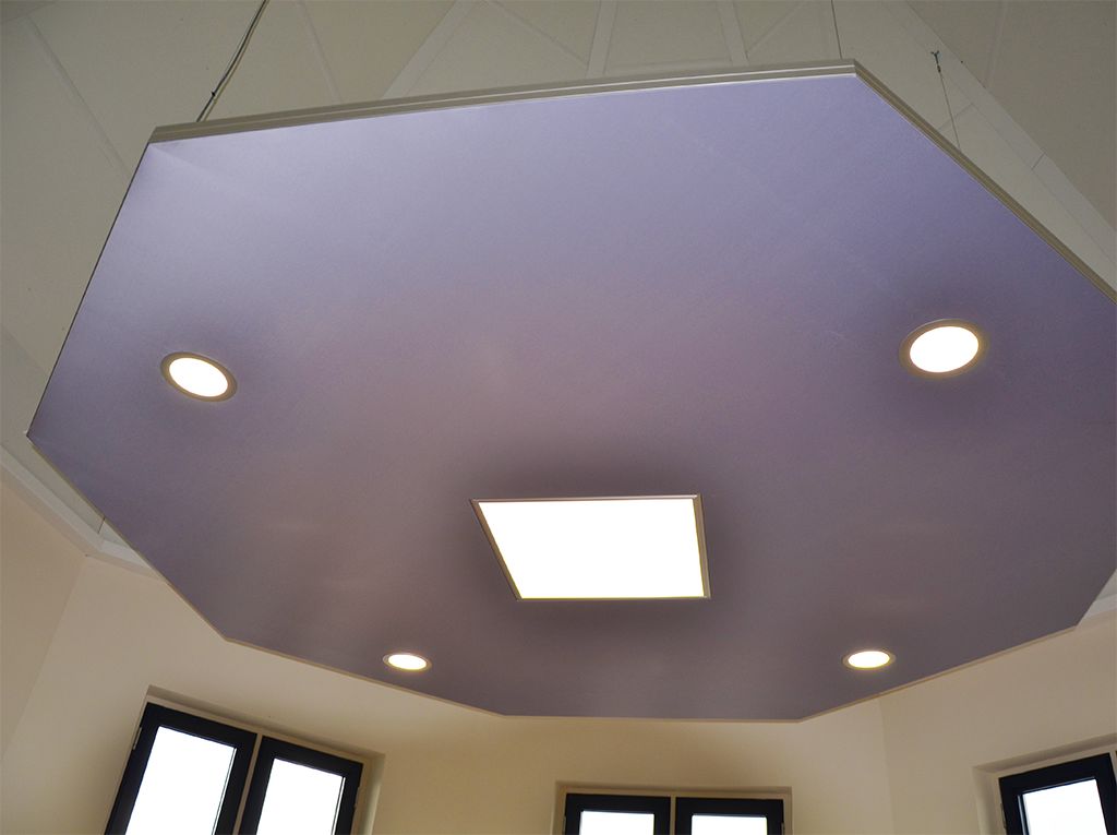 HeatFun infrarood verwarming op maat als plafond verwarming