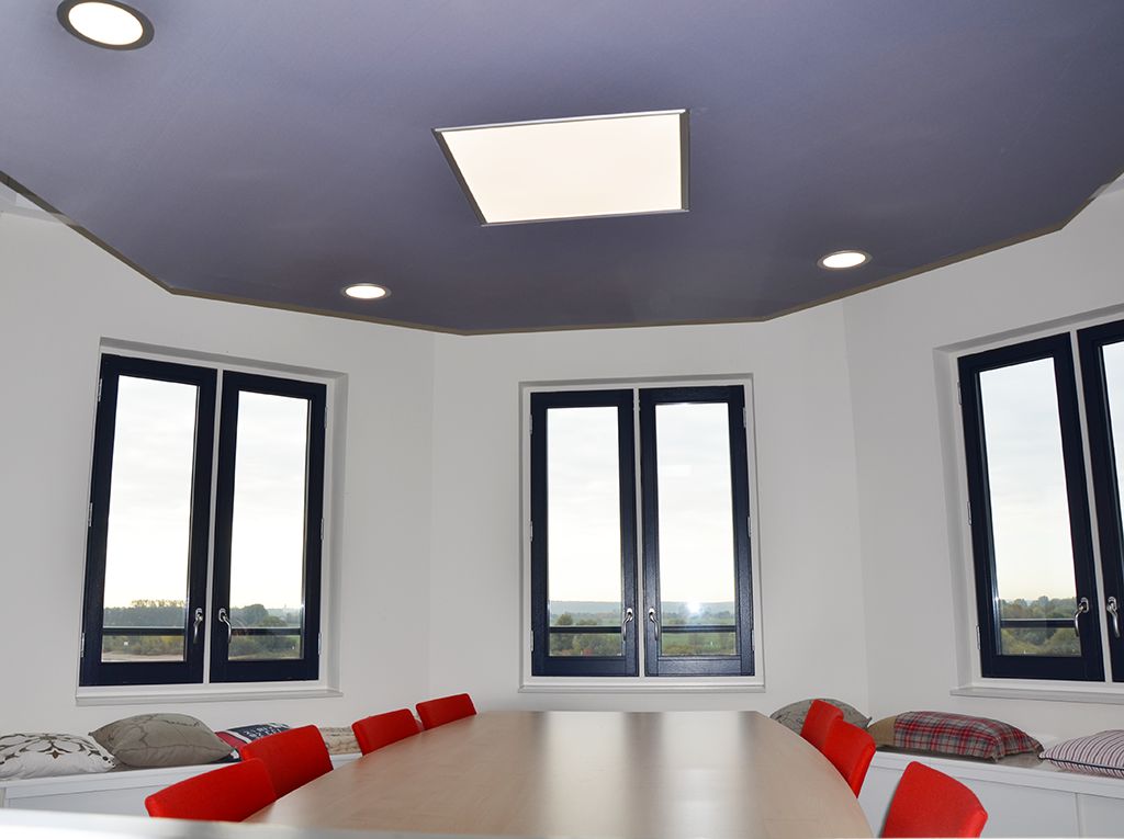 Infrarood verwarming op maat als plafond verwarming