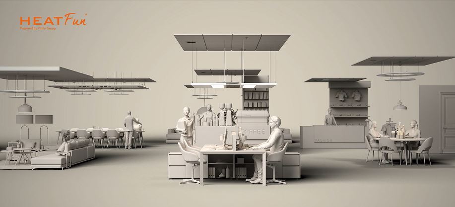 Infraroodpanelen professionele omgevingen